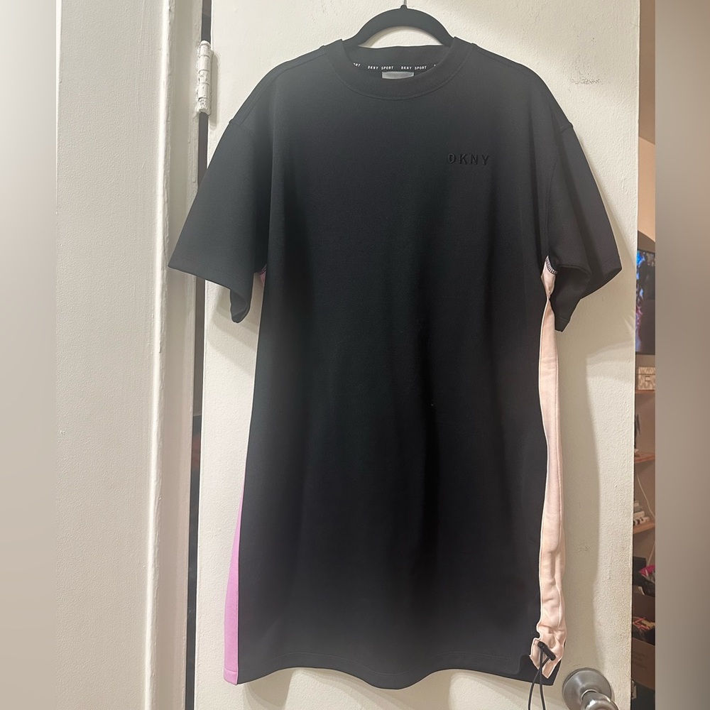 DKNY Black T-Shirt Dress